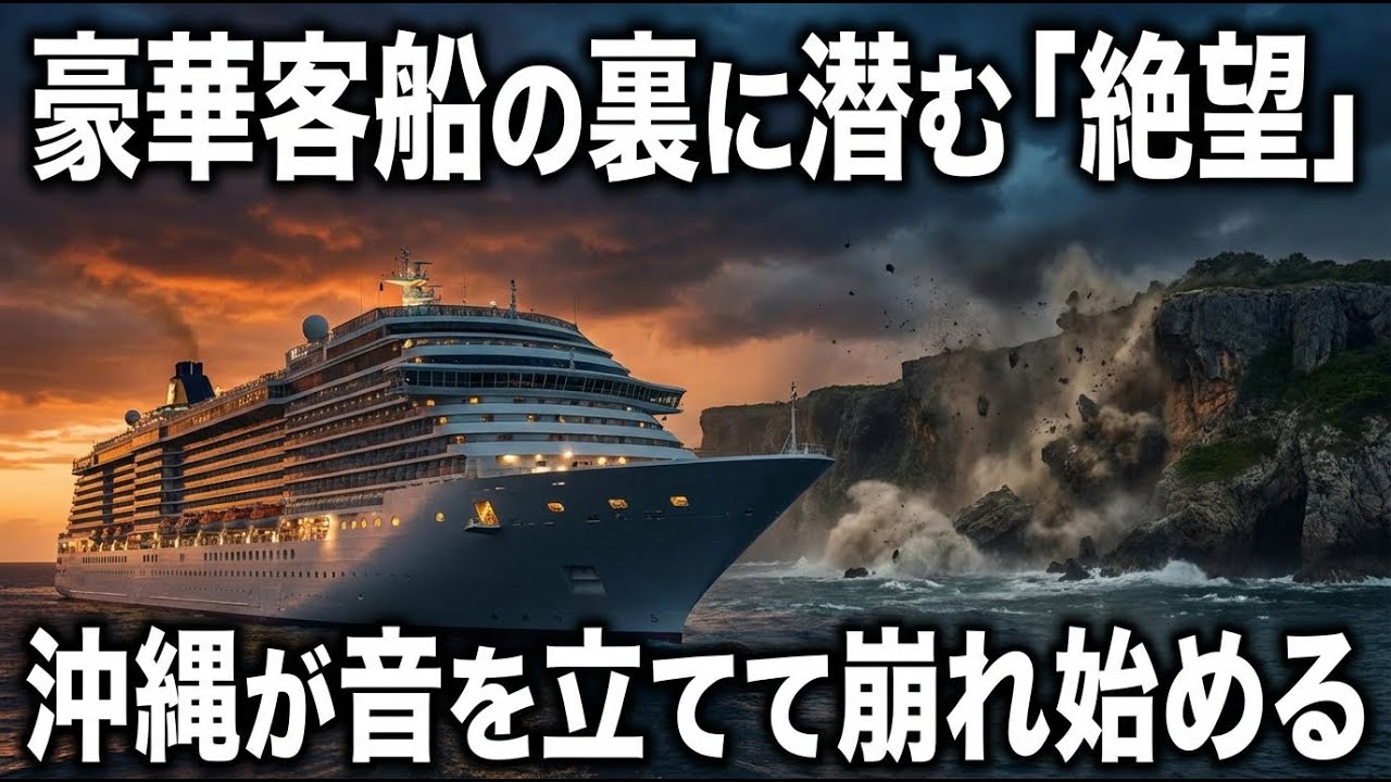 本部港の巨大クルーズ船と若者の薬物事件が暴く沖縄の残酷な格差と崩壊する未来の真実