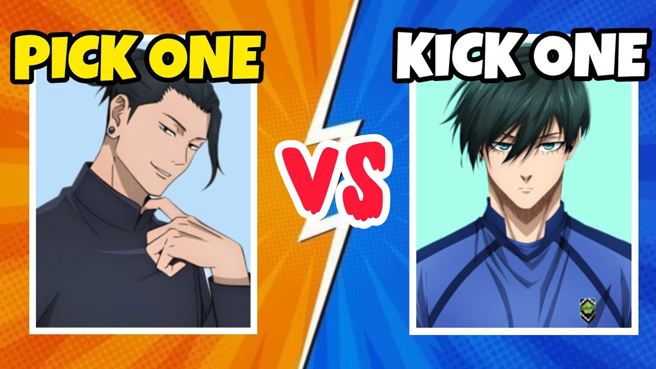 PICK ONE ✅️ KICK ONE ❌️ CHALLENGE! (ANIME BOYS ) ANIME QUIZ !