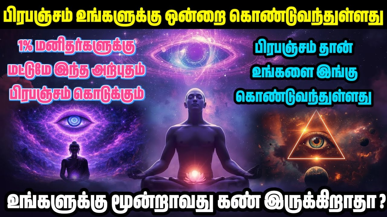 பிரபஞ்சம் உங்களுக்கு ஒன்றை கொண்டுள்ளது!! பிரபஞ்சம் கூறும் மூன்றாவது கண் Secret | Universe Motivation