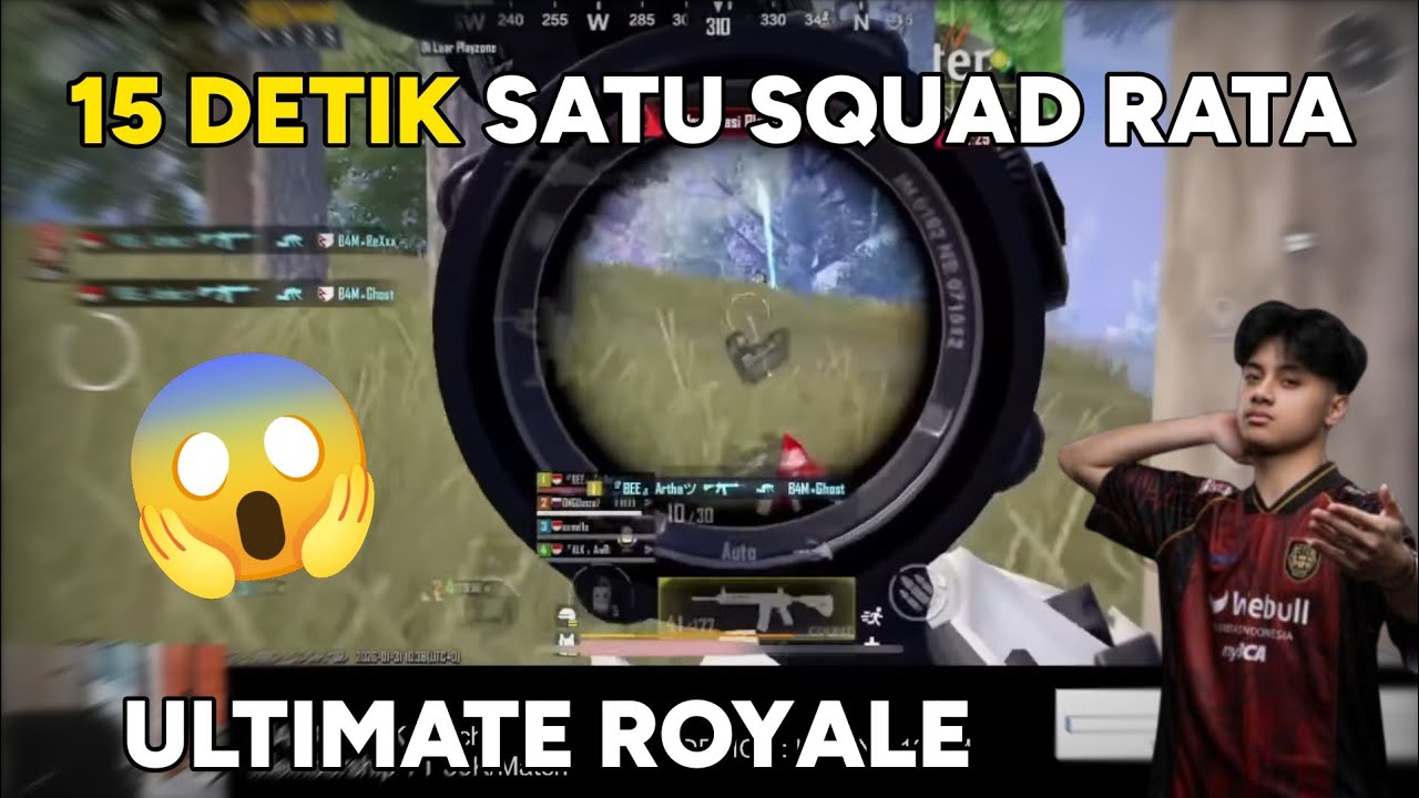 iPhone 13 PRO MAX! SATU VS SQUAD RATA DI TANGAN AE ROSEMARY😱| PUBG MOBILE