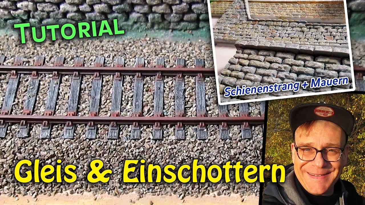 TUTORIAL Modellbau: Gleis & Schotter – ALMOST REAL | Workshops #kunstmichiworld 089 #DickeKlippen 4