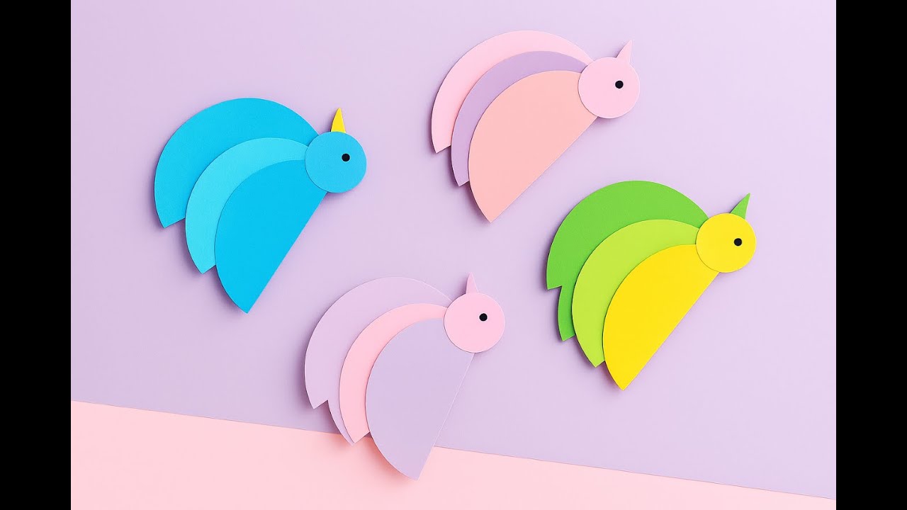 How to make Paper bird |DIY Making by Papers Part I#youtube#trending#craft#viral #trendingshorts#art