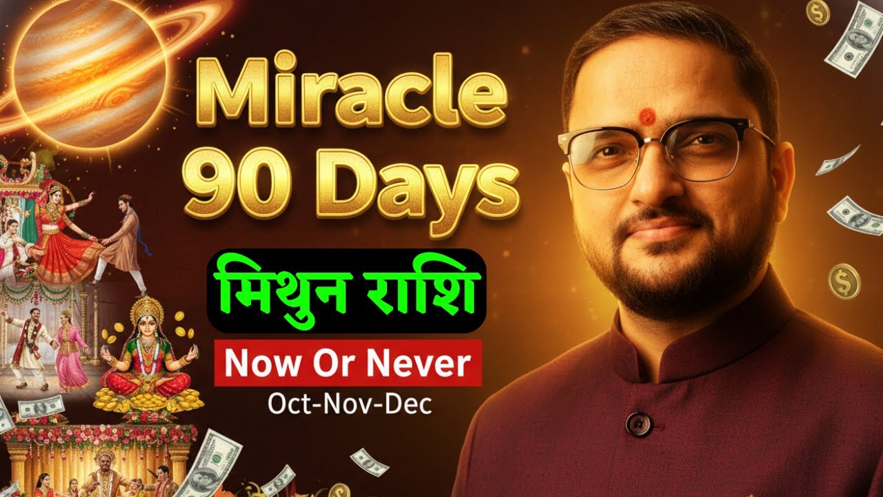 मिथुन राशि | Oct-Nov-Dec 2025 फलादेश 🔮 | Career, Finance, Health & Marriage | Gemini Horoscope 2025