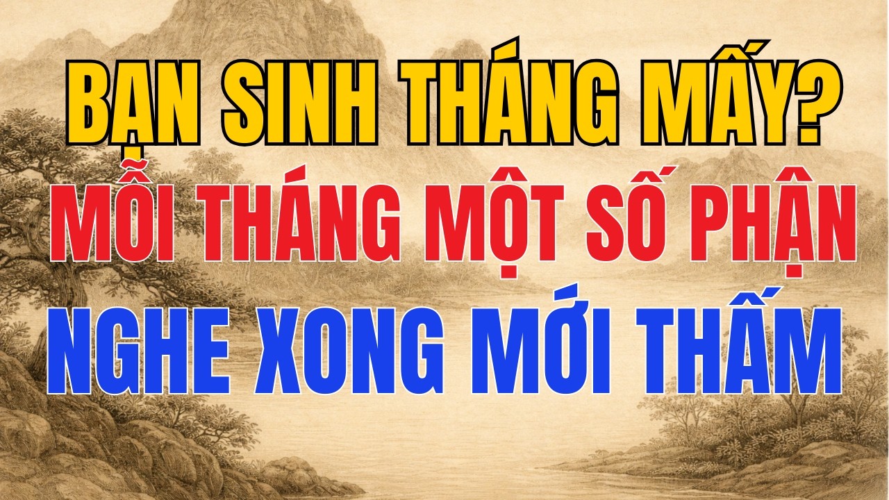 12 Tháng Sinh – 12 Kiểu Người: Tháng Bạn Sinh Tiết Lộ Điều Gì Về Tính Cách Và Đường Đời?
