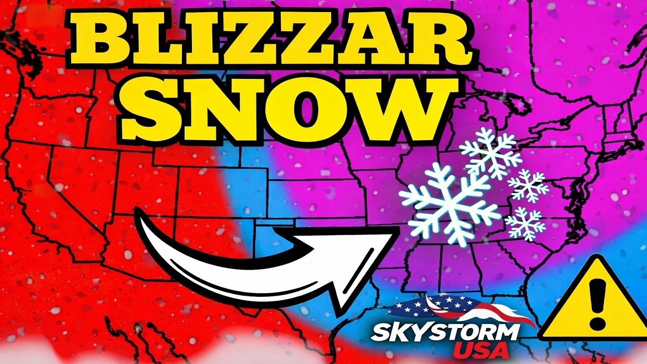 ❄️Dangerous storm: Deadly tornadoes and heavy snow🌪️🌀