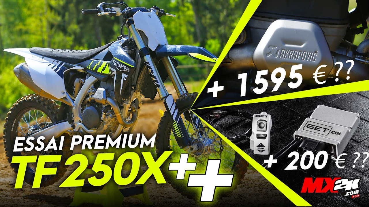 Test de la nouvelle Triumph TF 250-X version « FULL » !