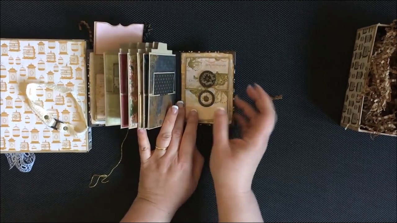 Mariposa mini album scrapbook journal