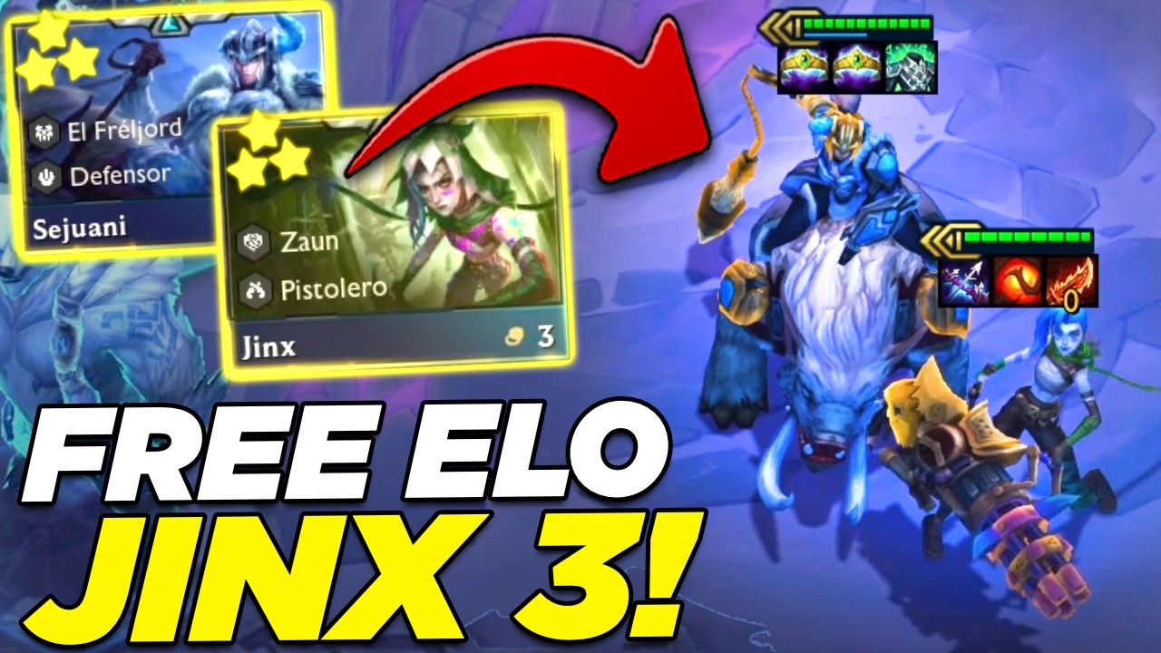🔥COMPO de SUPER JINX 3 ESTRELLAS en TFT SET 16