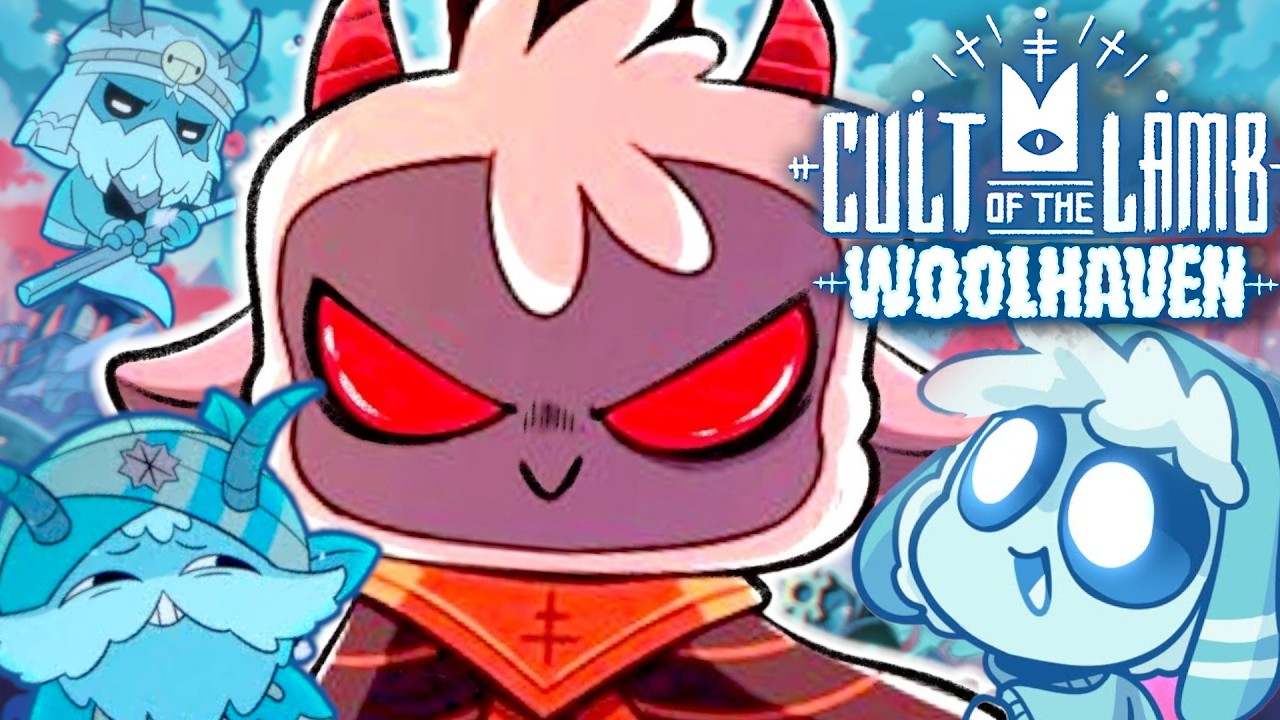 Saving ALL THE LAMBS From Dungeons!!! Cult of the Lamb WOOLHAVEN DLC