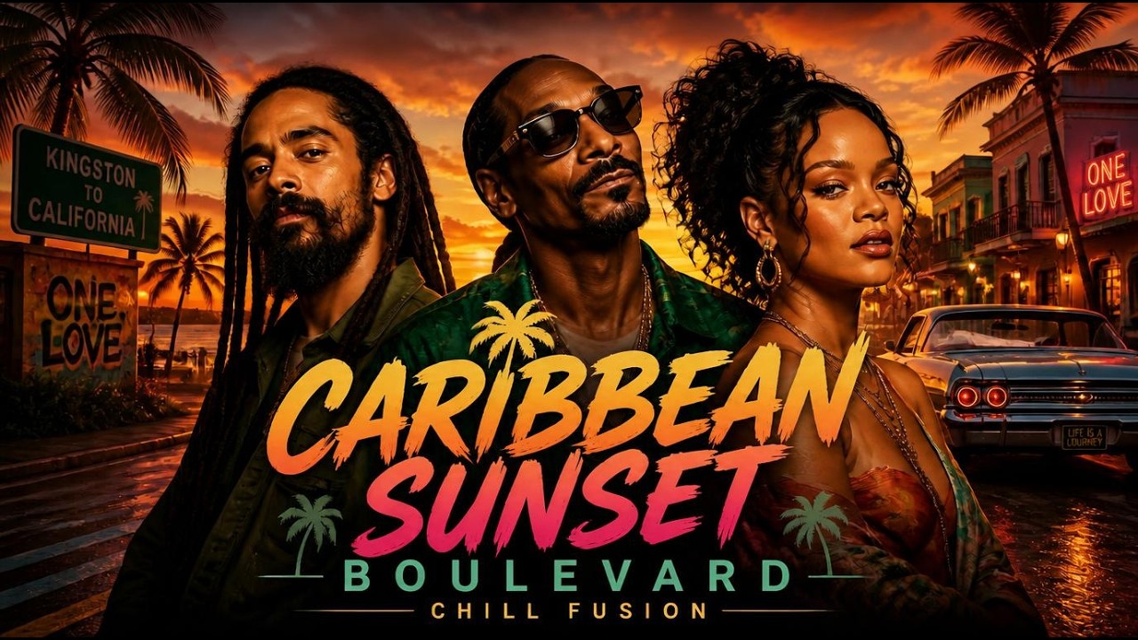 Caribbean Sunset Boulevard 🌴 Snoop Dogg x Damian Marley | G-Funk Reggae Mix 2026