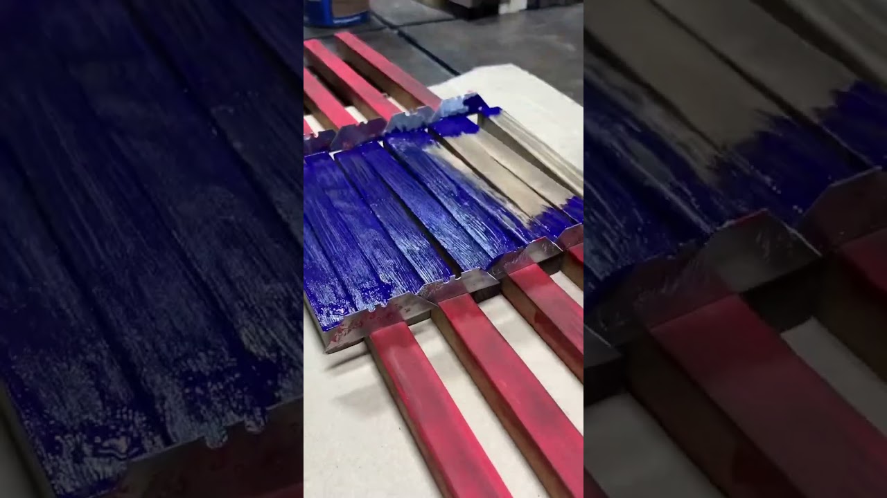Making A Bunch Of Wood Flags