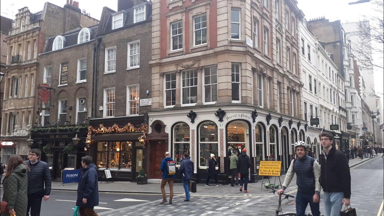 Historical Jermyn Street Luxury Gentleman's Shoe and Tailor Shops | London Architecture