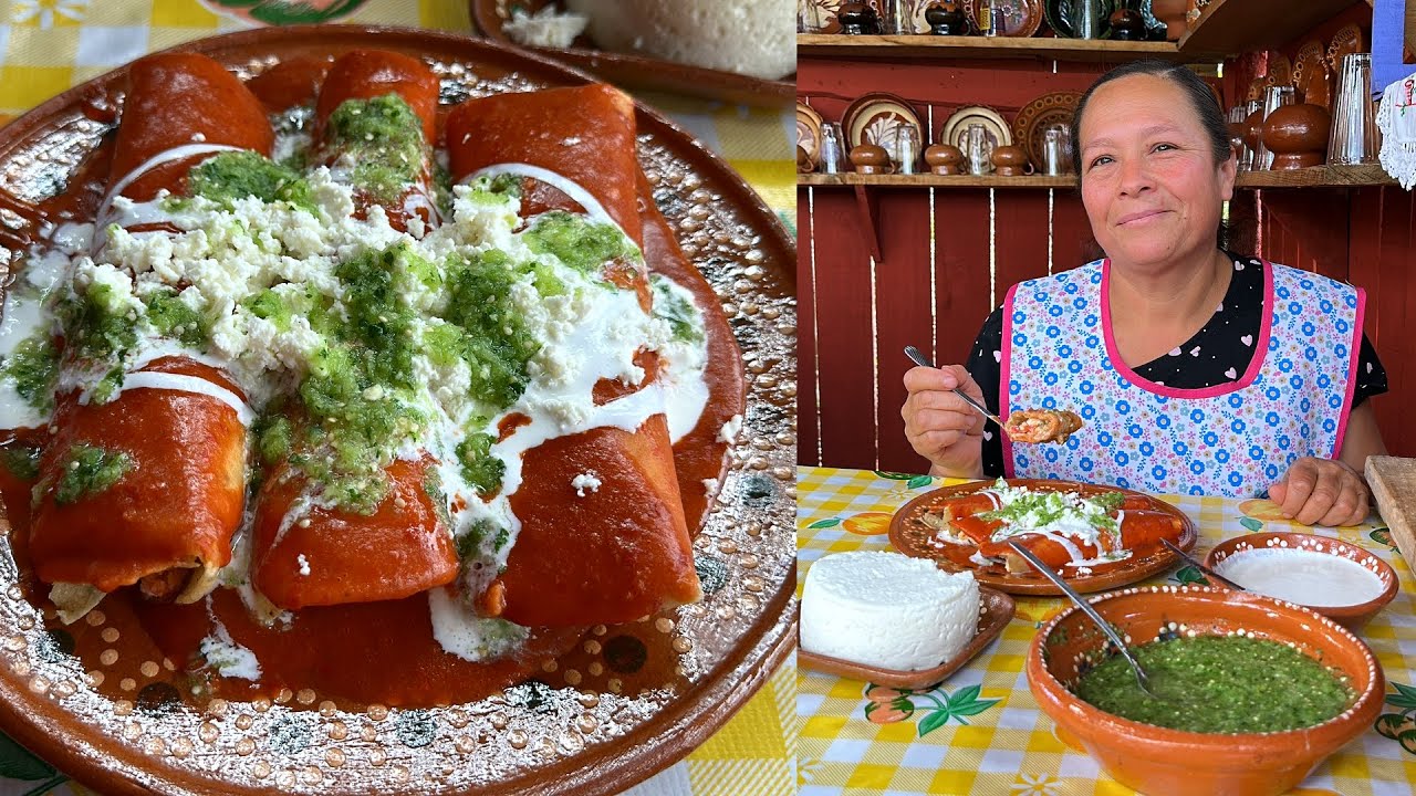 Como Hacer Enfrijoladas Rancheras, Asi Se Vive En El Rancho
