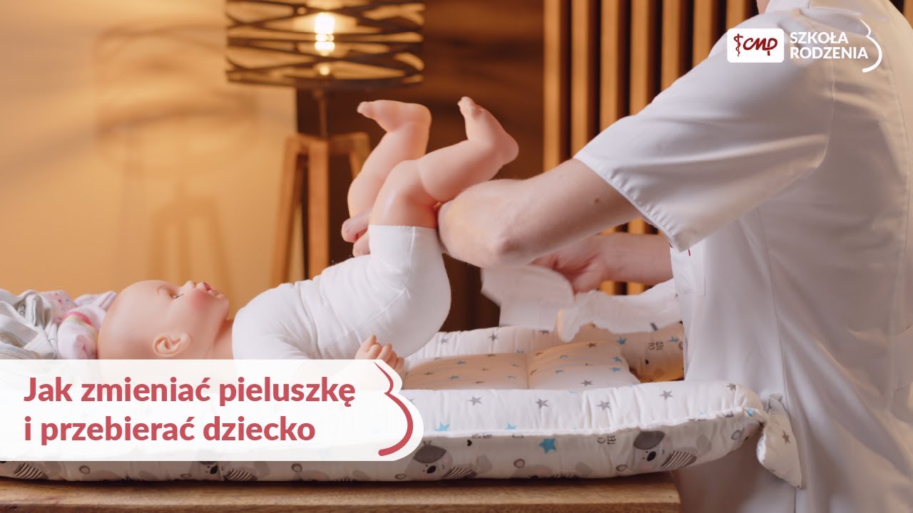Zmiana pieluszki i przebieranie dziecka - Szkoła Rodzenia CMP