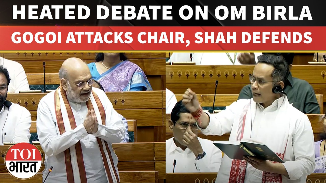 Speaker Row Intensifies As Gaurav Gogoi Raises Procedure Questions, Amit Shah Hits Back In Lok Sabha