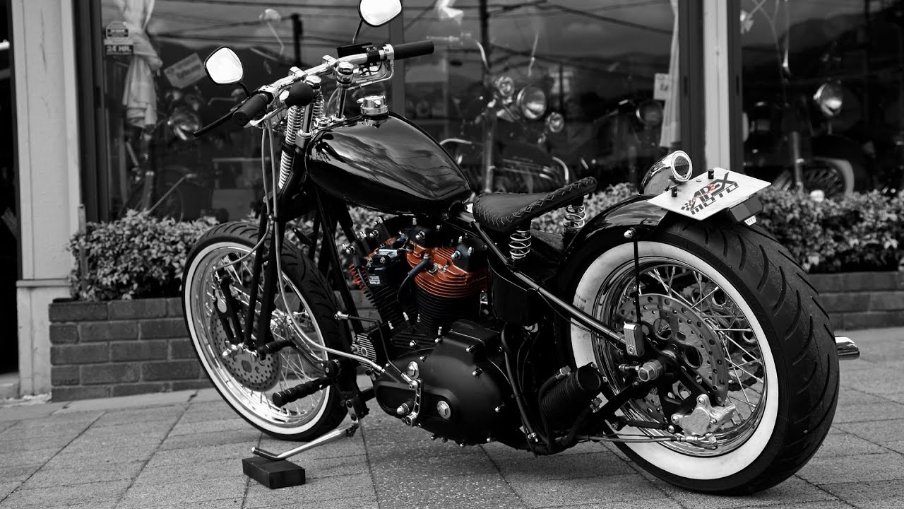Ironhead Chopper, XLH1000 Engine in Paughco Frame. 1982 Rego - Apexmoto Inc Japan