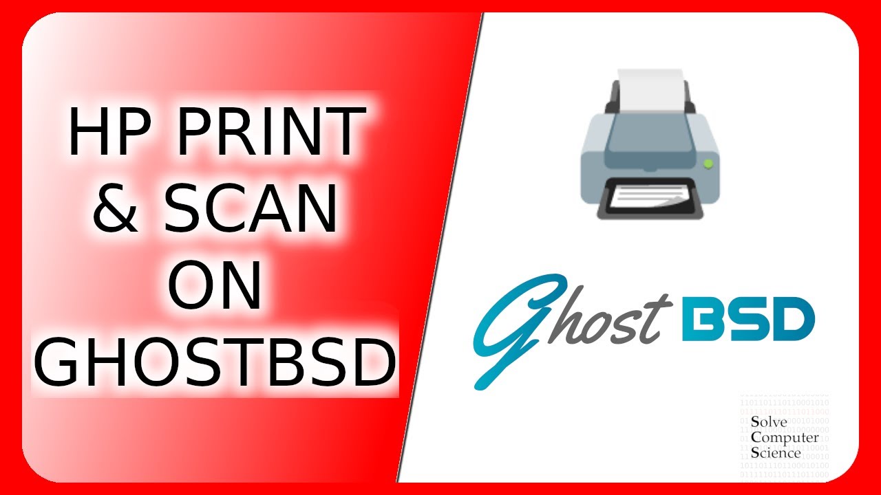 HPLIP print and scan on GhostBSD (including hplip-plugin)
