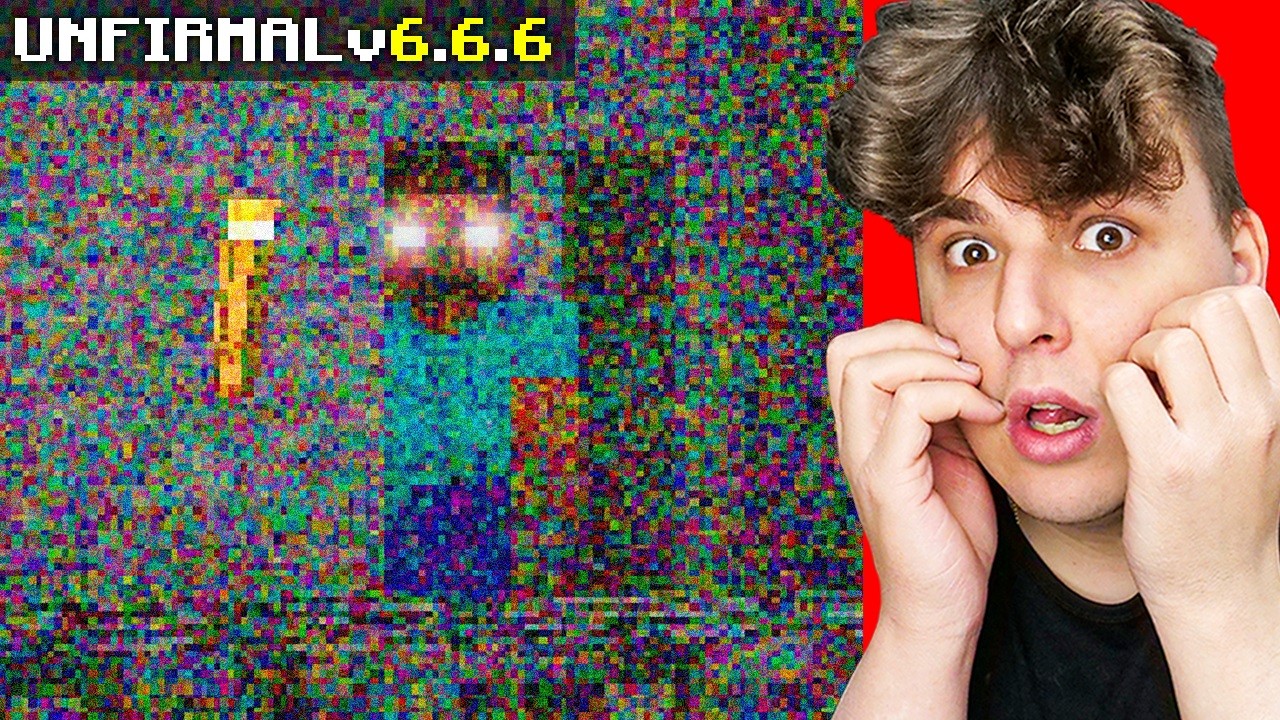 TESTUJE ZAKAZANĄ WERSJĘ MINECRAFT UNFIRMAL 🫣!!