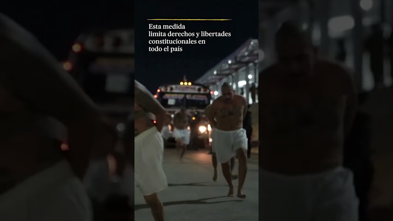 El traslado de 2.000 pandilleros en El Salvador de Bukele a la mayor c&aacute;rcel de Am&eacute;rica