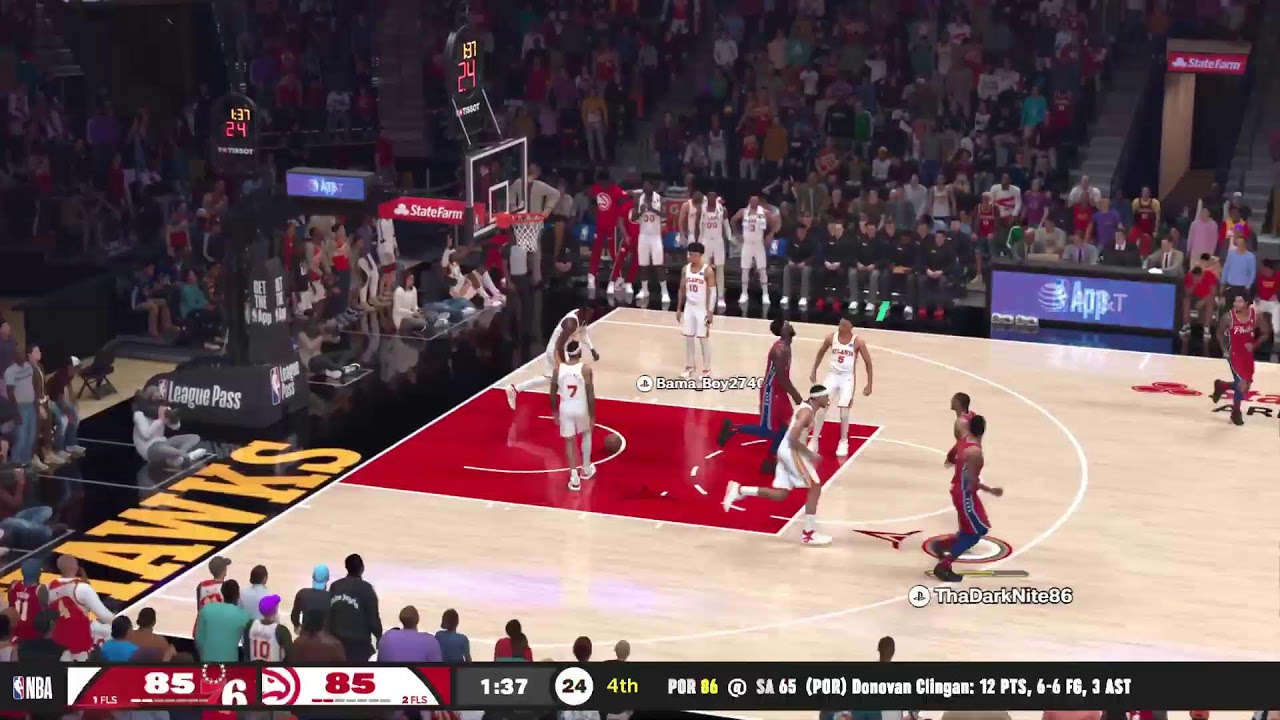 NBA2K26 League Pass 2025 Season 76ers @ Hawks.
