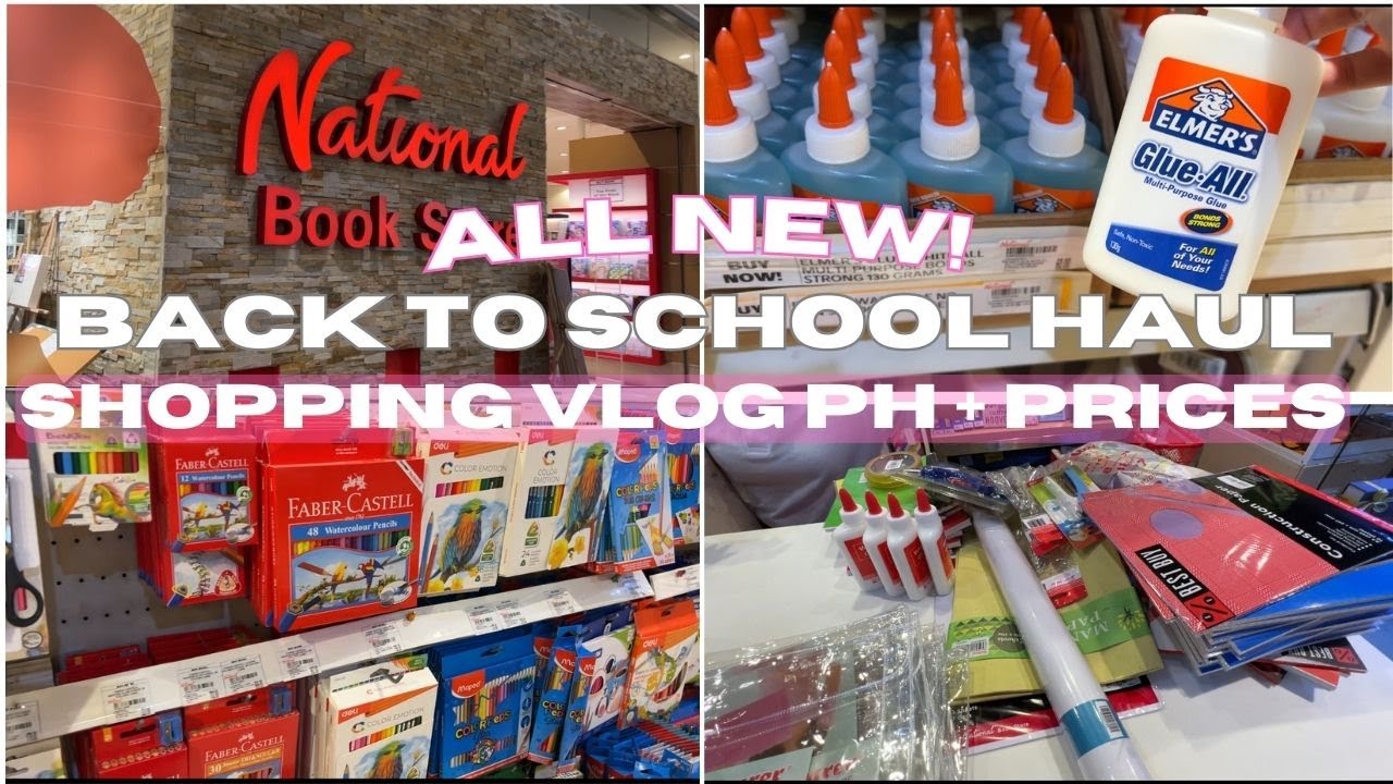 Back to school shopping at National Bookstore + Prices | What's on sale in 2024 | RELAXING ASMR