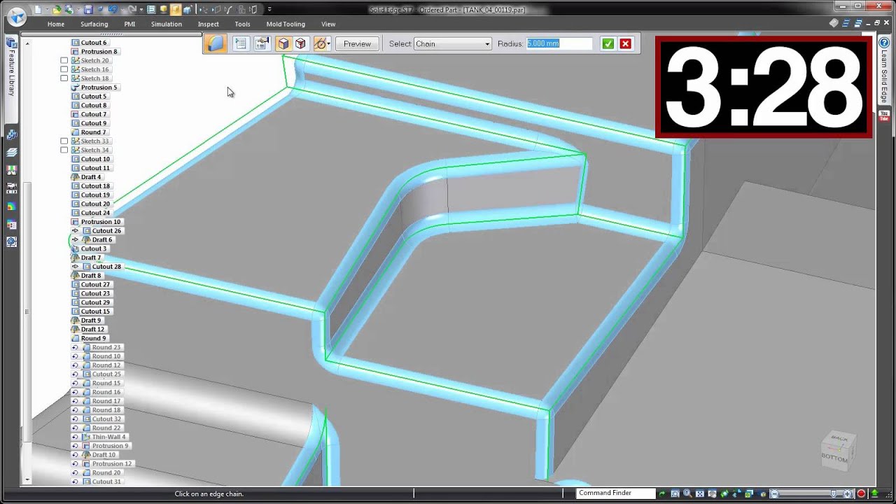 Unexpected Design Changes in Solid Edge