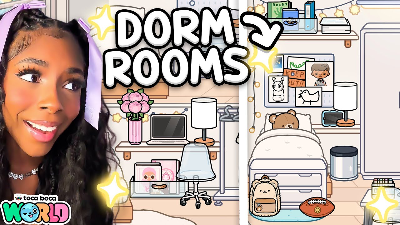 DECORATING DREAM DORMS In Toca Life World 🏡 | Toca Life World