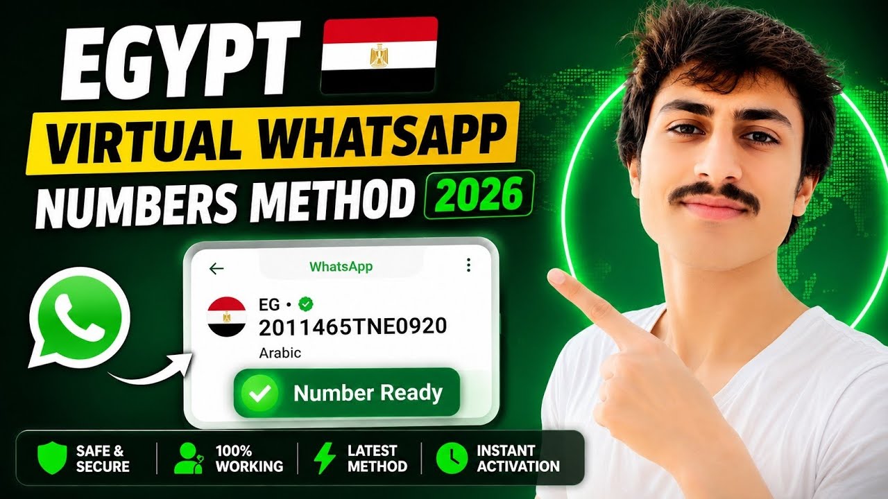 Egypt Virtual WhatsApp Numbers Guide 2026 🔥| Setup & Safety Tips