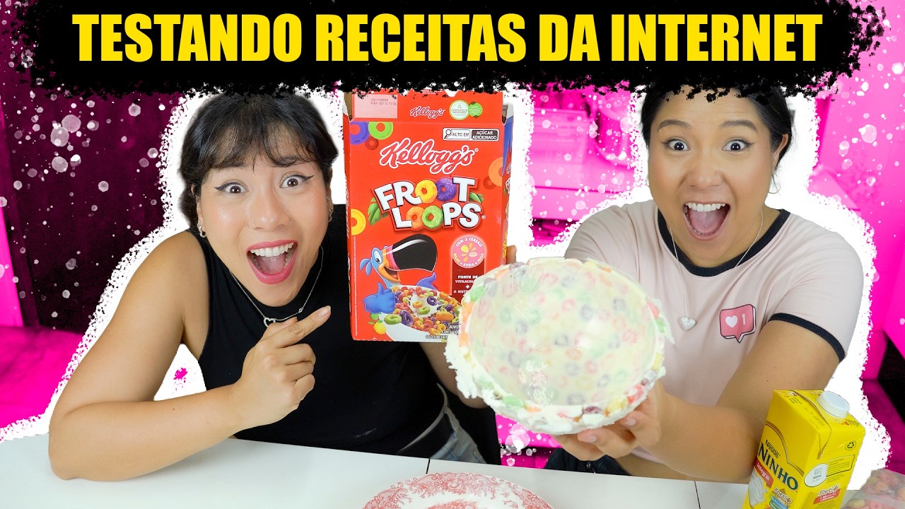 TESTANDO RECEITAS DA INTERNET | Blog das irm&atilde;s