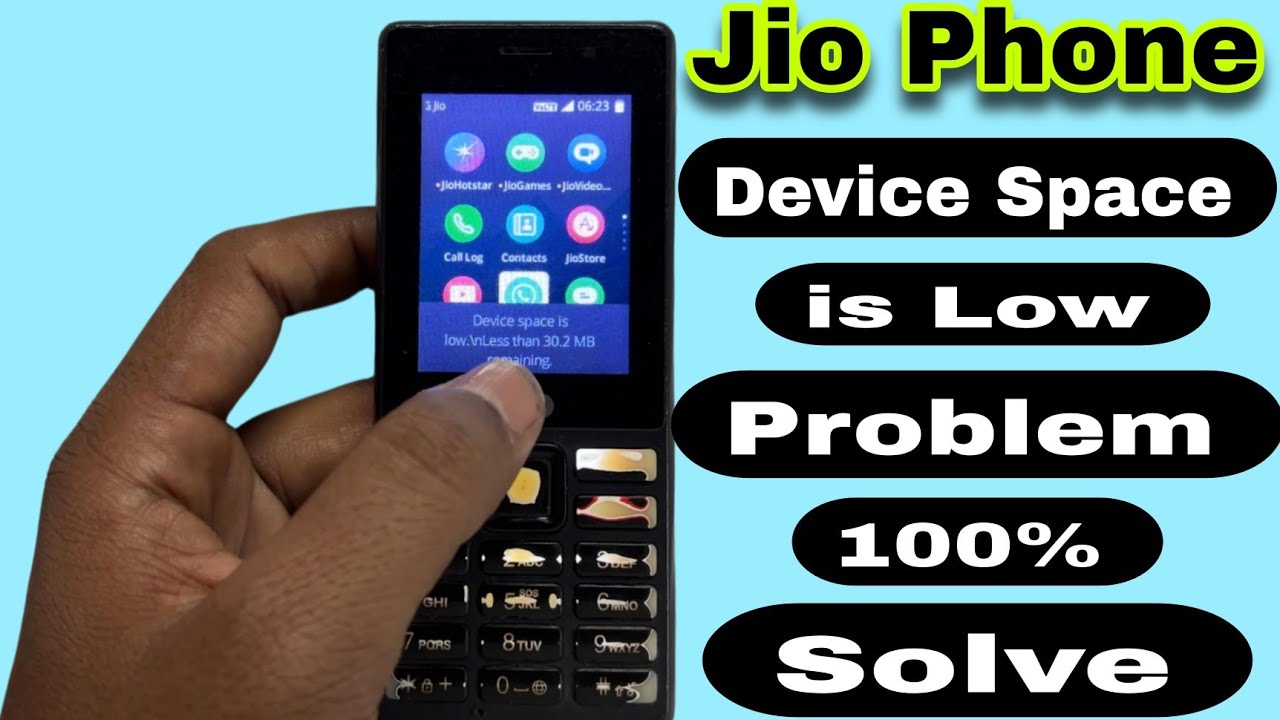 Jio Phone Device Space is Low Problem || Device Space Low Problem || 💯% Solve #Devicespaceislow
