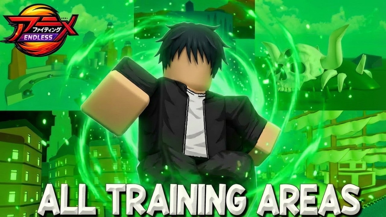 *DIMENSION 2* ALL TRAINING AREAS IN ANIME FIGHTING SIMULATOR ENDLESS