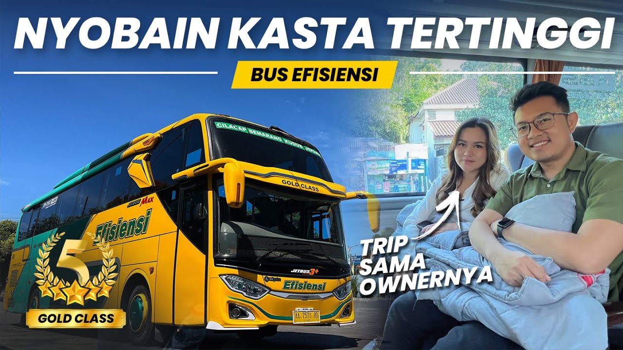 PANTESAN BUS INI SERING FULL SEAT, TERNYATA .... ‼️ Trip Cilacap - Jepara with Efisiensi Gold Class