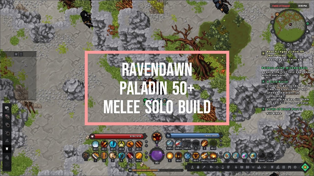 Ravendawn - Melee - 50+ - Paladin - Solo Build