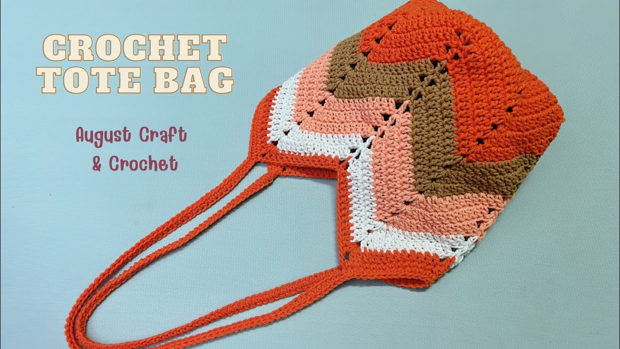 Unbelievable, so easy, but so cute. How to crochet granny square  base bag very easy for beginners.