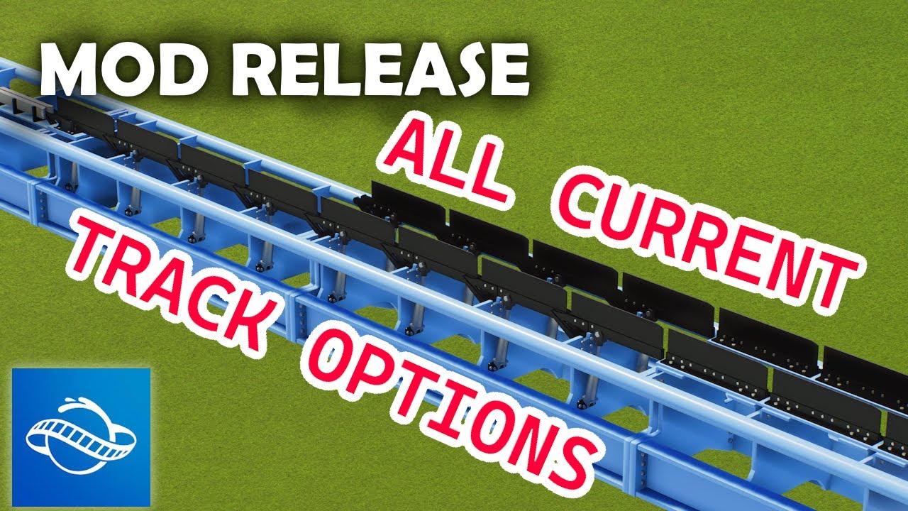 All current track options on my MK1101 Reskin Mod! OUT NOW! - Planet Coaster 2 Mod Showcase