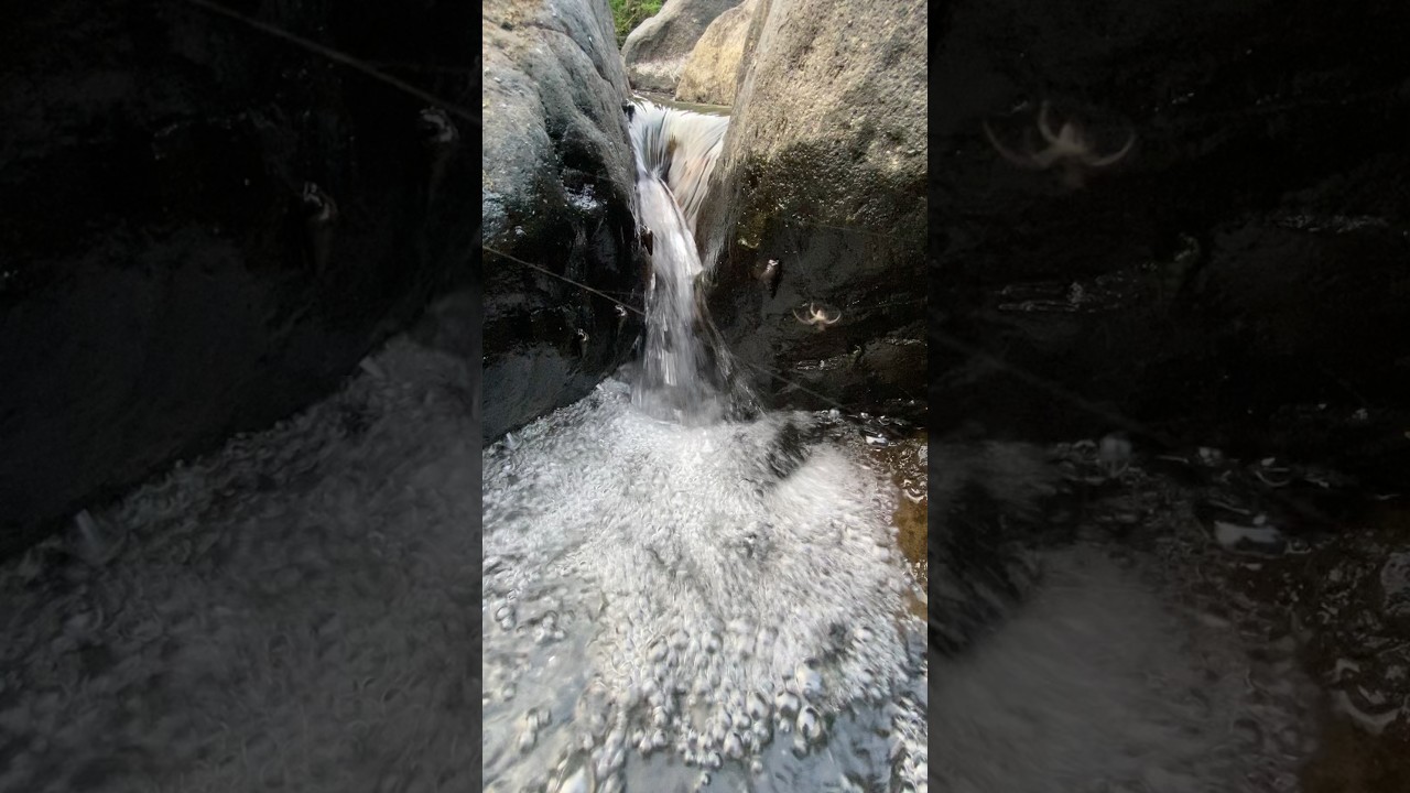 Pure Nature Flow | Crystal Water Between Stones 🌊