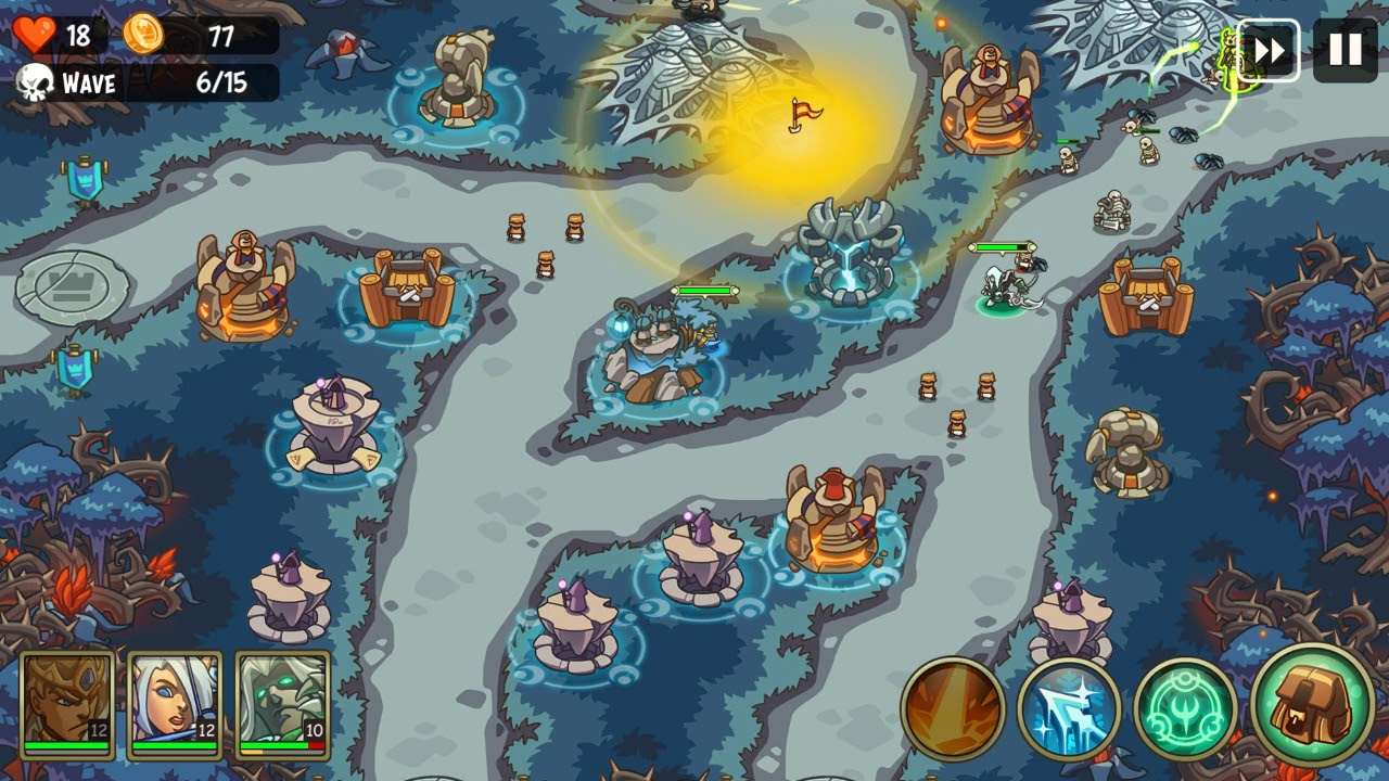 Empire Warriors TD : level 23 - The Giant Opponents . Normal Walkthrough