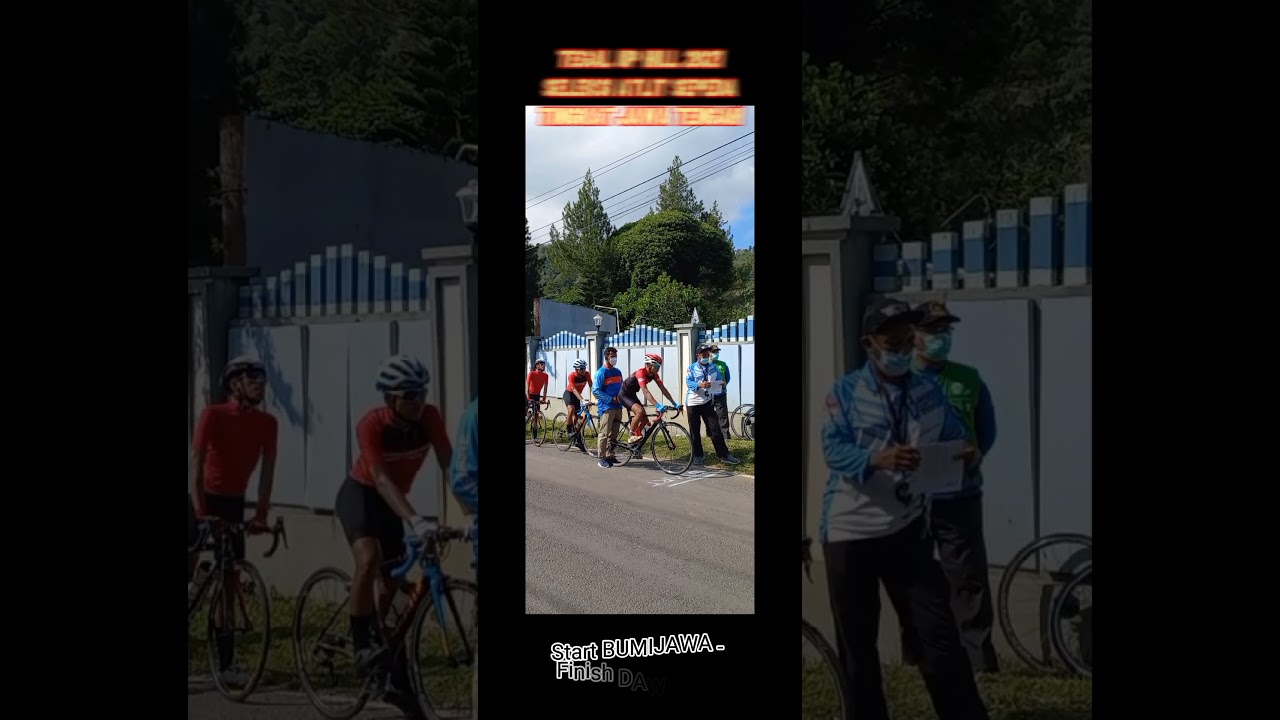 Tegal UP HILL 2021 'Seleksi Atlit Sepeda Tingkat Provinsi Jawa Tengah #Shorts