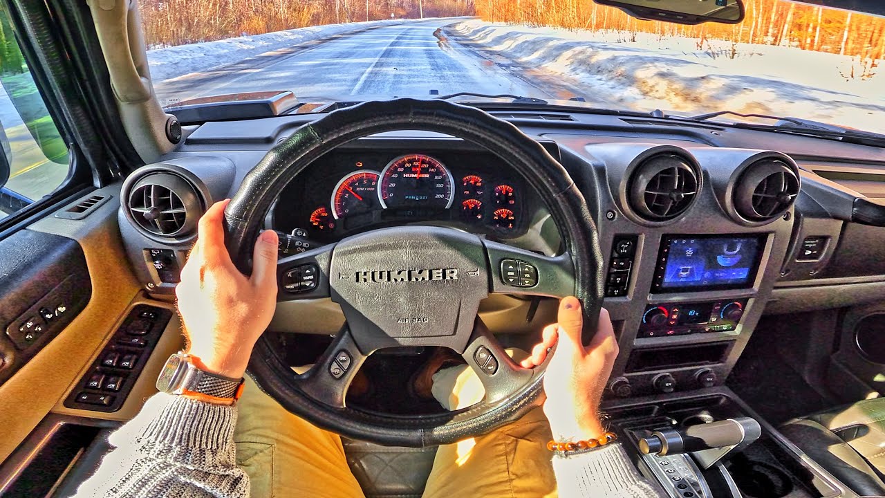 2003 Hummer H2 6.0 AT - POV TEST DRIVE