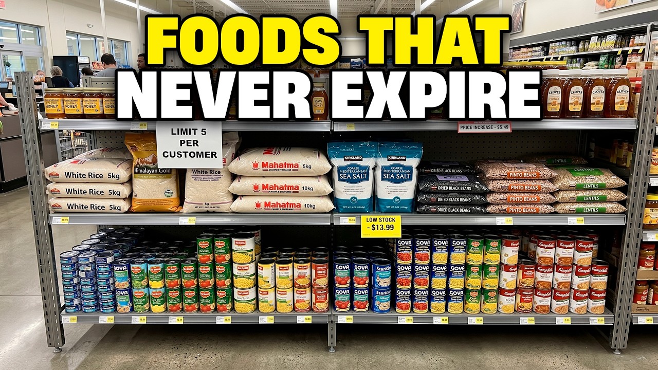 15 Foods To STOCKPILE That NEVER EXPIRE!