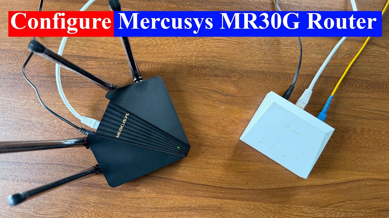 How to configure Mercusys MR30G router after reset