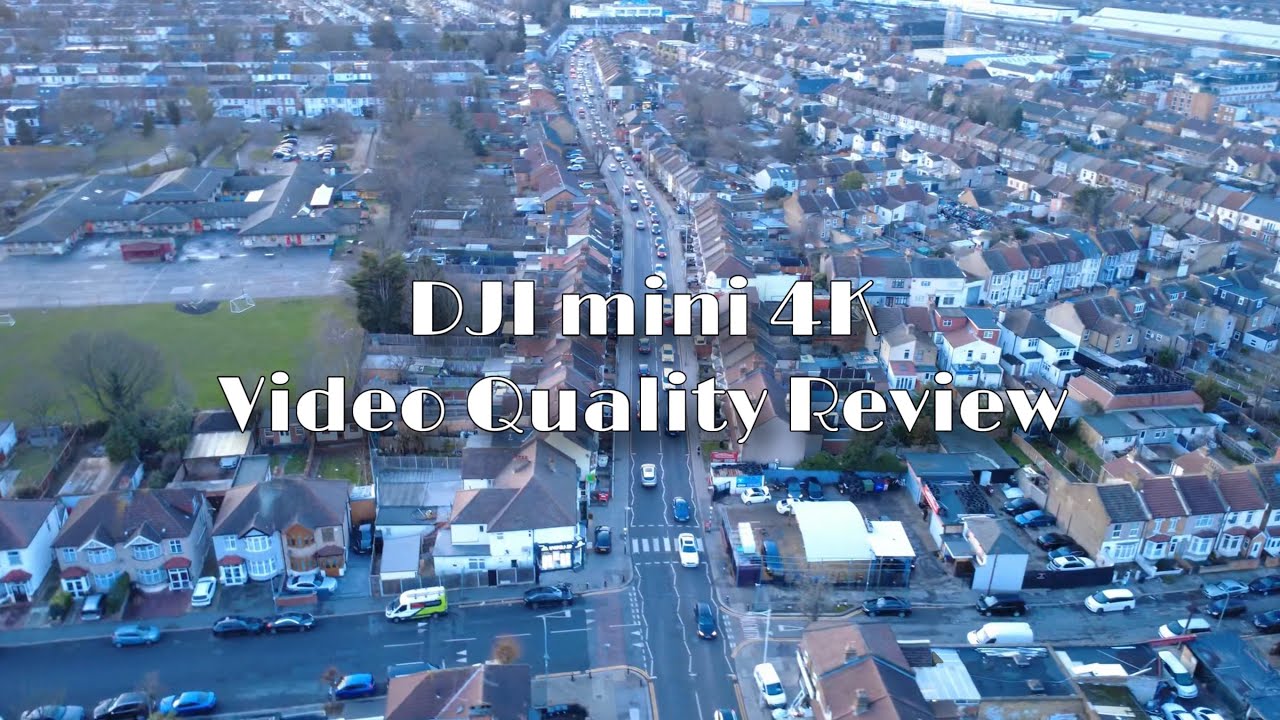 Dji Mini 4k RAW footage 4k 30fps | Drone shots Ilford, London