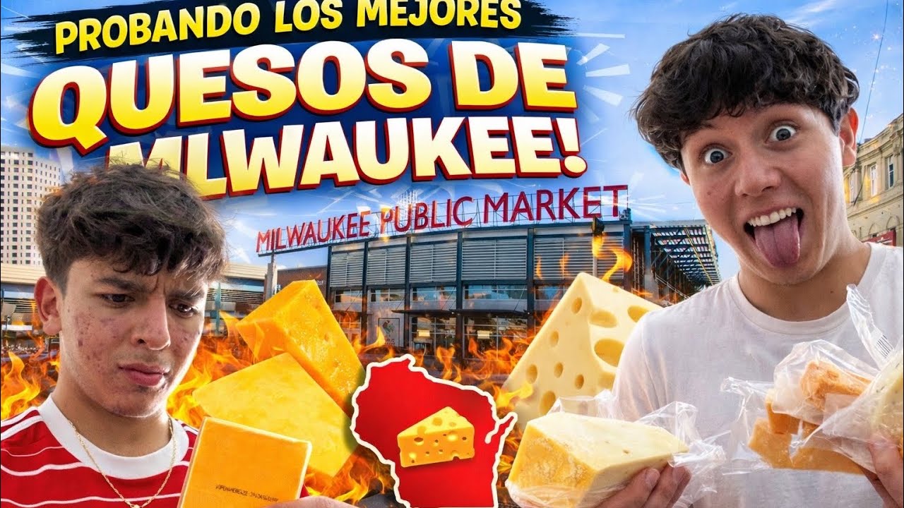 PROBANDO QUESOS EN MILWAUKEE