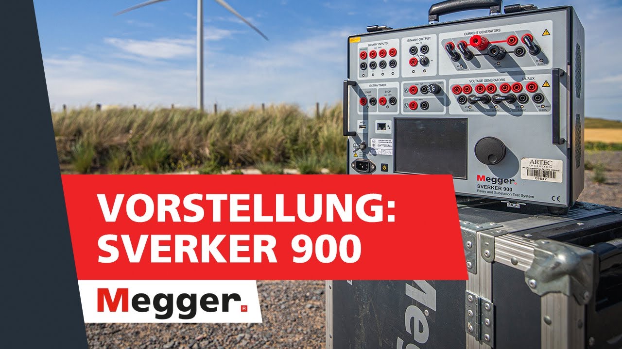 Megger SVERKER 900 Dreiphasiges Multifunktionsprüfsystem | Schutzrelaisprüfung
