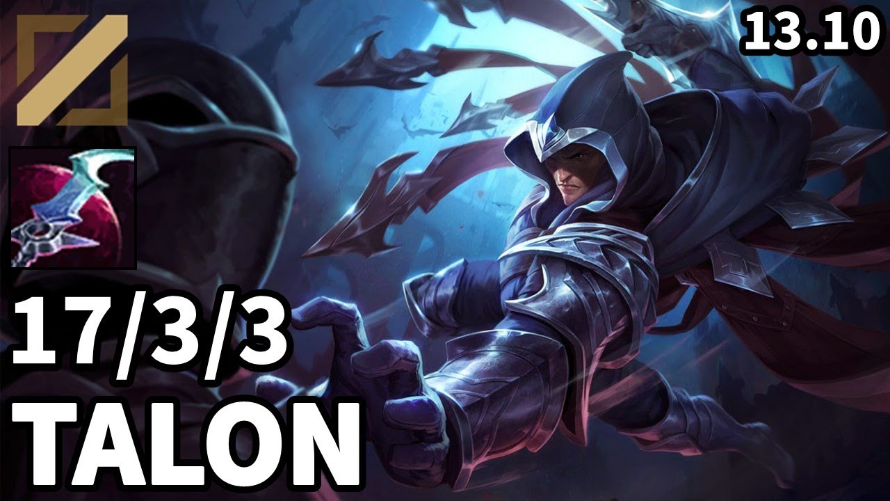 Talon Mid vs Akali - KR Grandmaster | Patch 13.10
