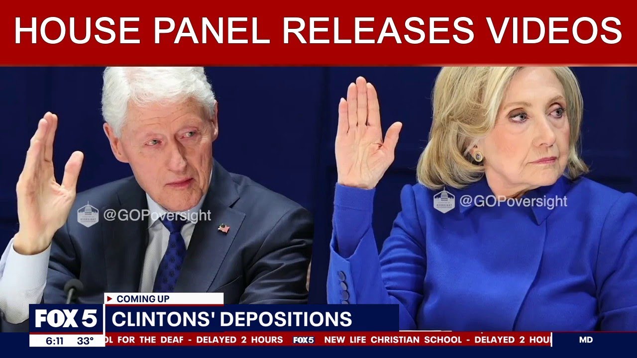 House panel releases videos of Clintons answering questions about Epstein | FOX 5 AT 6AM