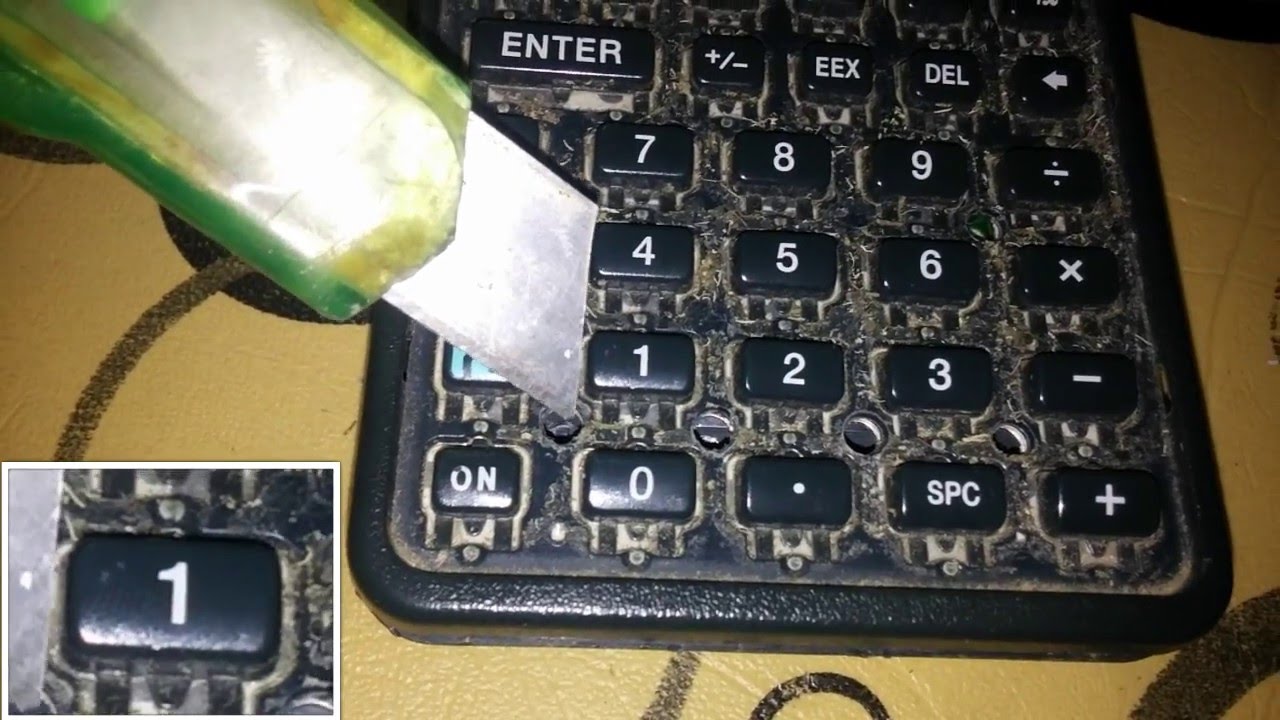 Desarmar calculadora hp 48g