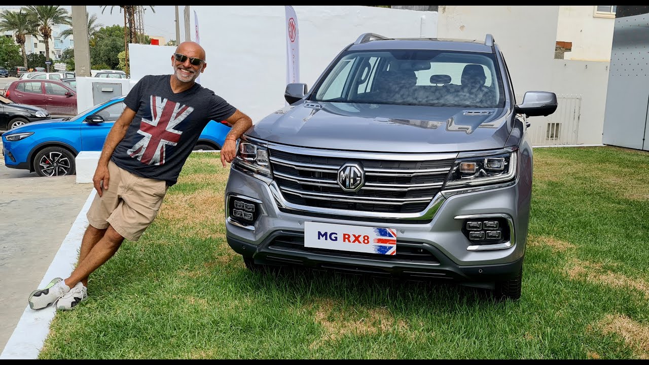 TUNISIE AUTO 2022 : NOUVEAU MG RX8 TROPHY 7 PLACES 4x4 220 CH BVA DE MG MOTORS TUNISIE