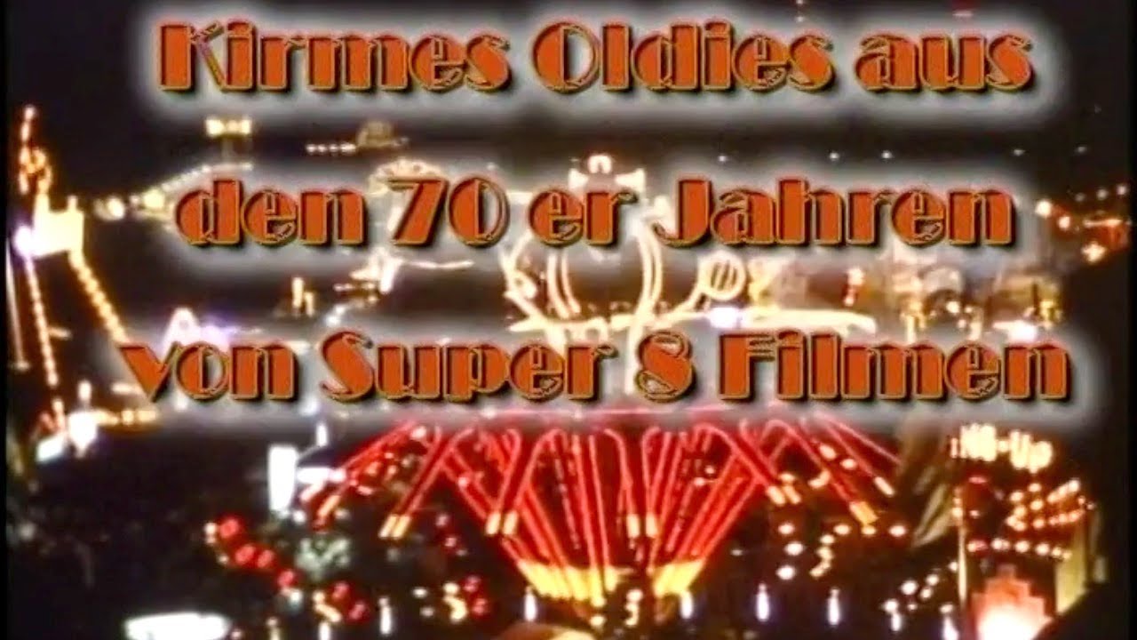 Kirmes Fahrgeschäfte aus den 70er Jahren