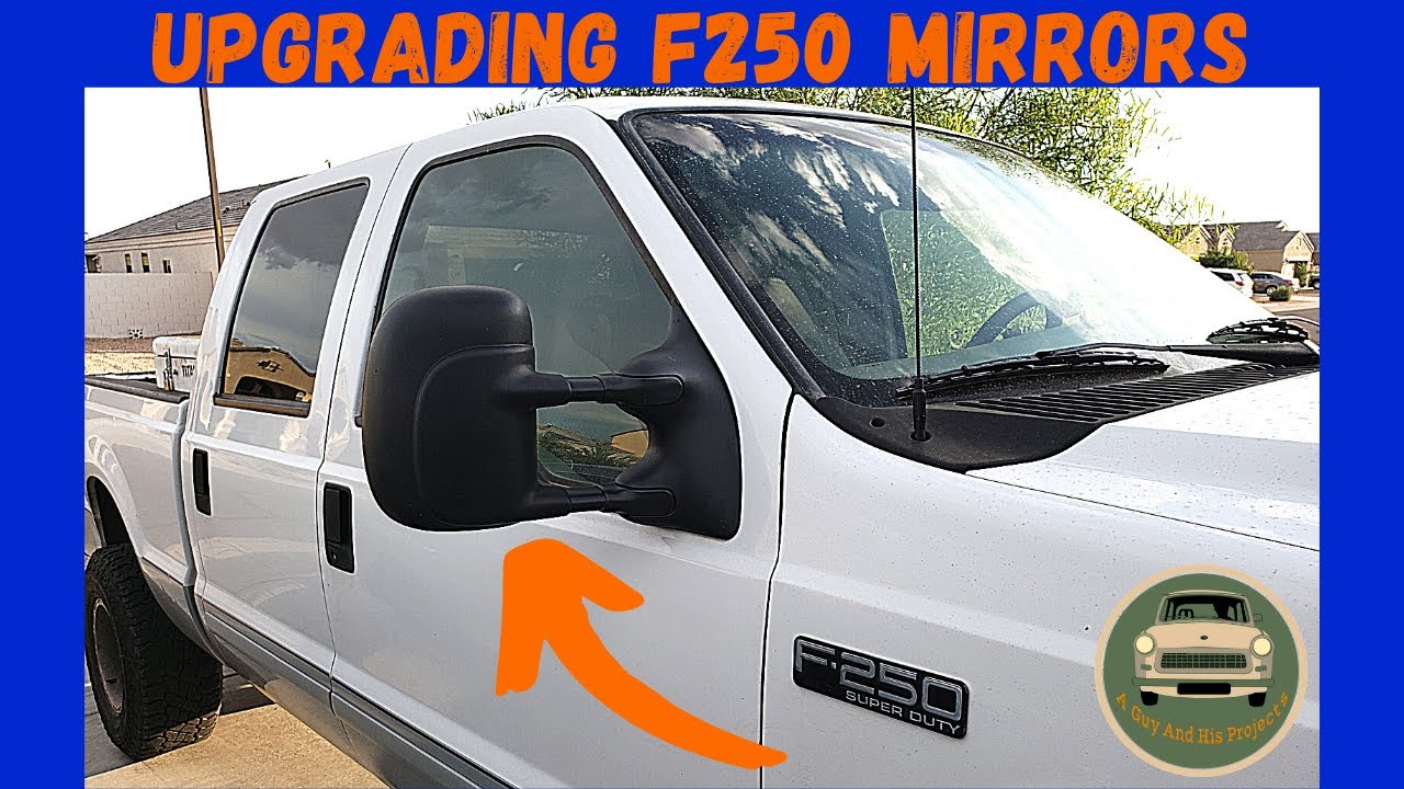 Upgraded Ford F250 Tow Mirrors Review and Install